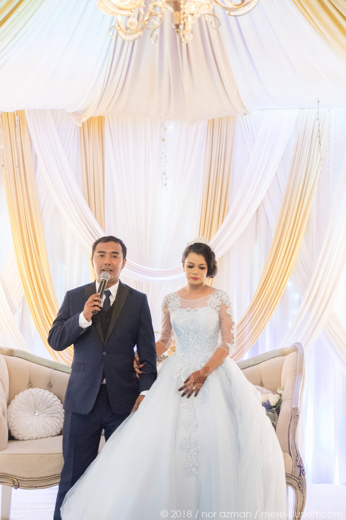 mere illusion nor azman razin mira wedding highlights